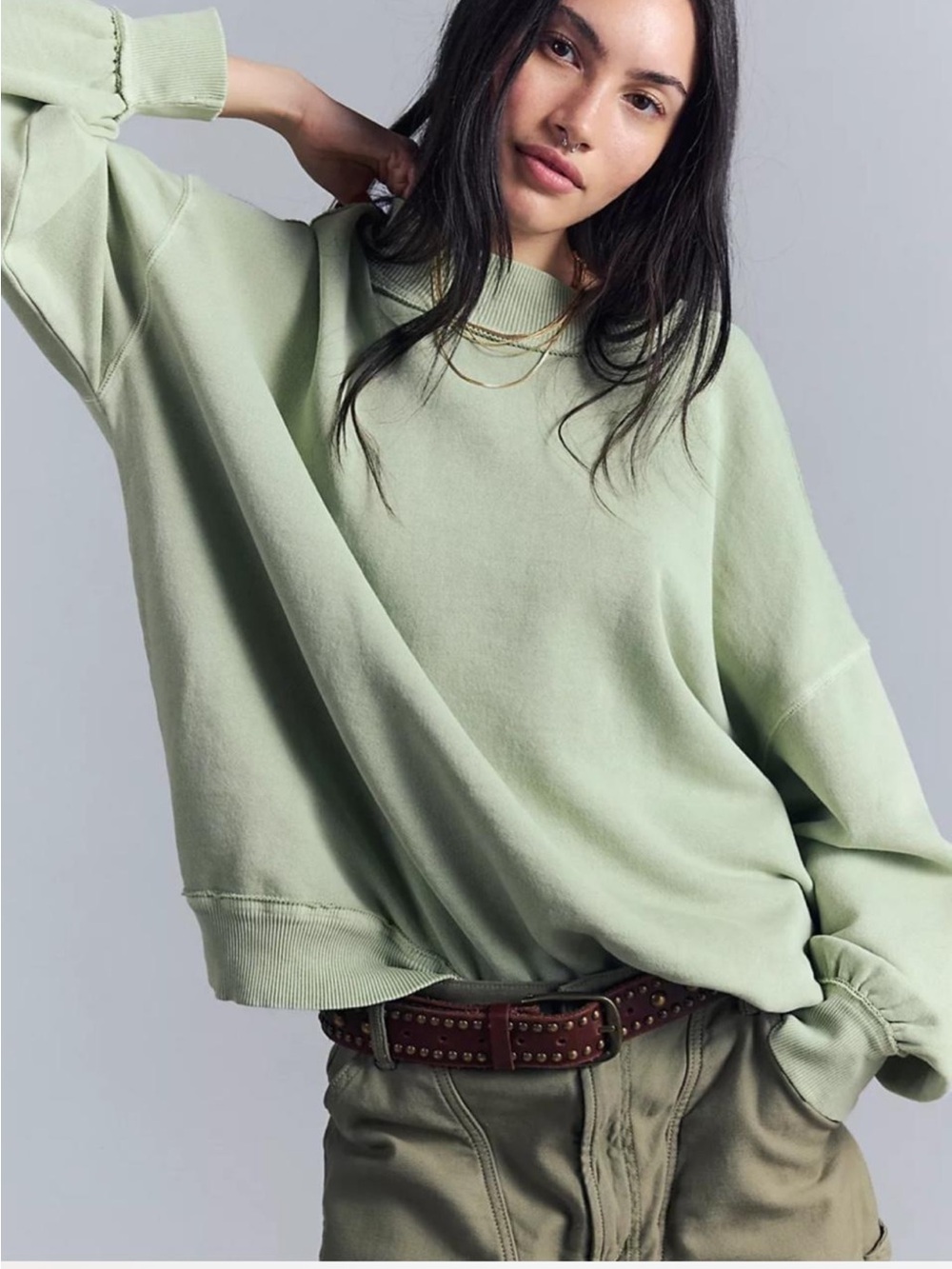 Free People We The Free Palm Springs Pullover Mockneck NWOT